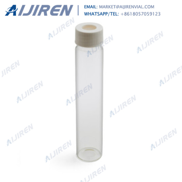 8.2×40.0mm clear shell vials poly cap for coal